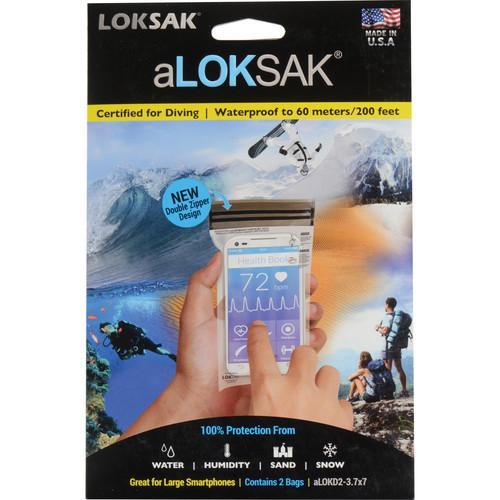 aLOKSAK Double Zip Waterproof Pouch