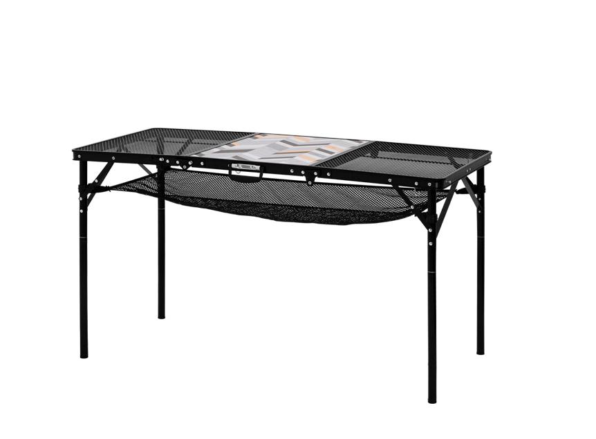 KZM Union Iron Mesh 3 Folding Table