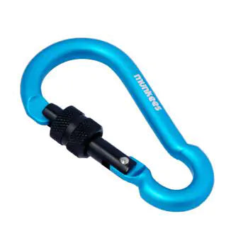 Munkees Pear-Shaped Screw Lock Carabiner