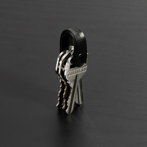 KeySmart Mini Minimalist Key Holder (Black)