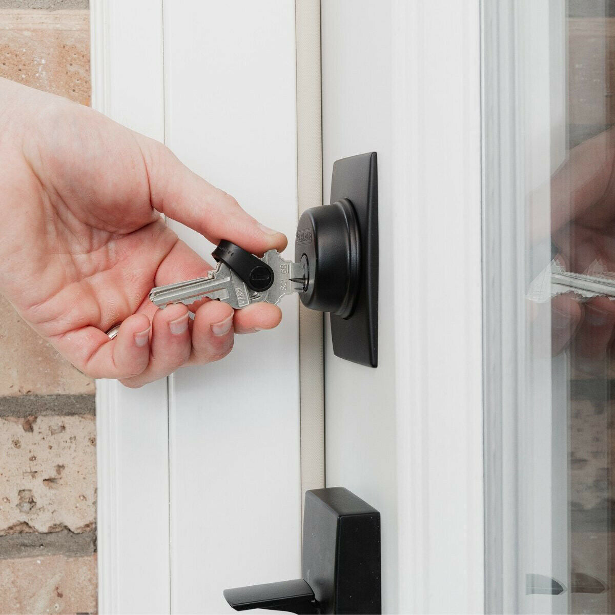 KeySmart Mini Minimalist Key Holder (Black)