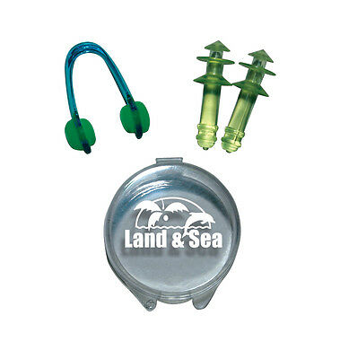 Land & Sea Nose Clip & Ear Plug Set