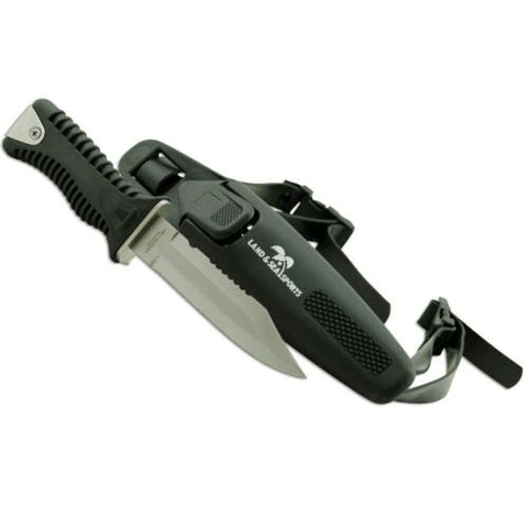 Land & Sea Commando Dive Knife & Sheath