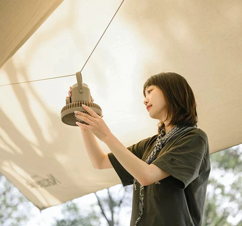 Naturehike Camping Fan w/ Magnetic Lamp