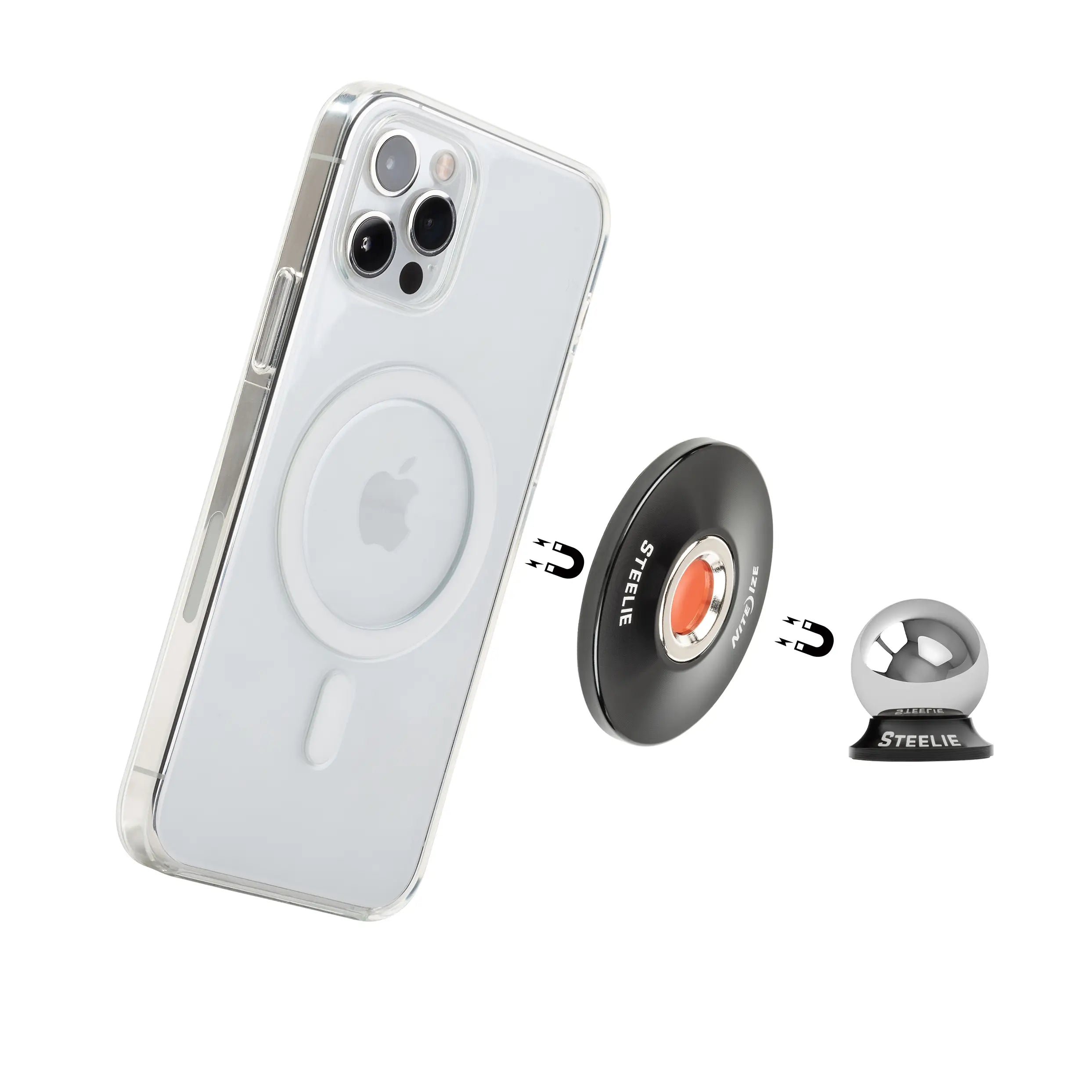 [CLEARANCE] Nite Ize Steelie Orbiter Plus Magsafe Compatible Dash Kit