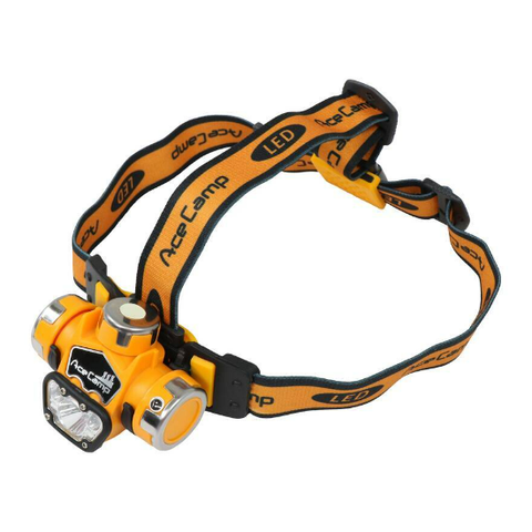 Ace Camp Waterproof LED Headlamp 70 Lumens