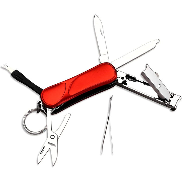 Dc Tools Stainless Steel Keychain Outdoor Sports Camping Survival Gadgets  Foldable Mini Nail Clippers Bottle Opener Set - Outdoor Tools - AliExpress