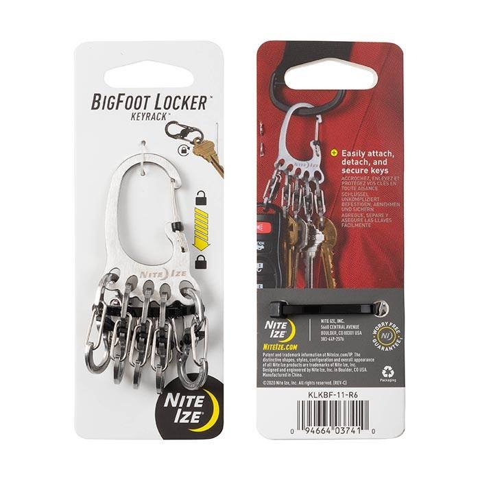 Nite Ize BigFoot KeyRack Locker - Stainless