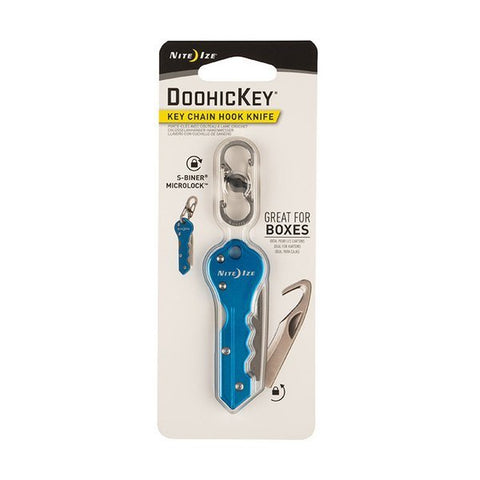 Nite Ize - DoohicKey® Key Chain Hook Knife - Blue