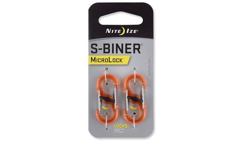 Nite Ize S-Biner MicroLock Plastic - 2pk