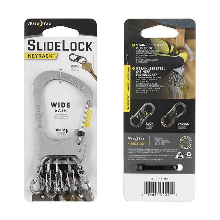 Nite Ize SlideLock KeyRack - Stainless