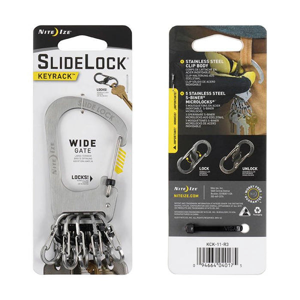 Nite Ize SlideLock KeyRack - Stainless